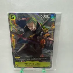Roronoa Zoro OP07-113 Alt Art Holo Foil - One Piece TCG English Card - Sealed - Image 1