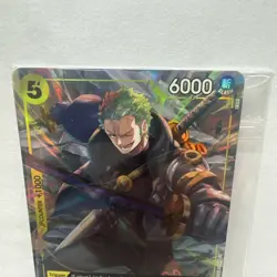 Roronoa Zoro OP07-113 Alt Art Holo Foil - One Piece TCG English Card - Sealed - Image 2