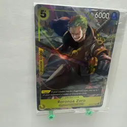 Roronoa Zoro OP07-113 Alt Art Holo Foil - One Piece TCG English Card - Sealed - Image 4