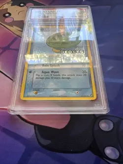 Pokemon PSA 9 MINT Lotad 63/107 EX Deoxys Reverse Holofoil 2005 Pop 35 - Image 3
