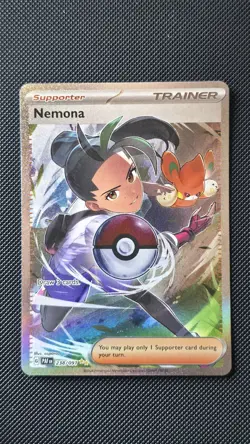Nemona 238/091 Special Illustration Rare Paldean Fates Pokemon Holo Near Mint - Image 1