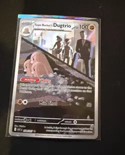 Team Rocket's Dugtrio 239/217 Ascended heroes Full Art Holo 100HP ENG 2026 - Image 1