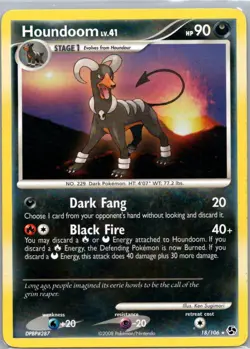 Pokemon TCG Houndoom 18/106 Great Encounters NM - Image 1
