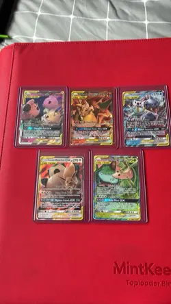 Pokemon TCG Tag team Bundle X5 Cards N/M Condition - Image 1