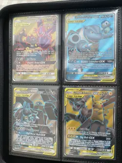 Tag Team GX Full Art Bundle: Team Up Ultra Pokemon Cards All Brilliant Condition - Image 1