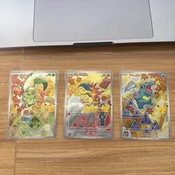 Pokemon TCG First Partner Illustration Collection Series 2 Johto Gen 2 Set - Image 1