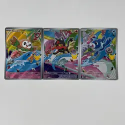 Pokemon TCG First Partner Illustration Collection Series 1 Alola Starters - Image 1