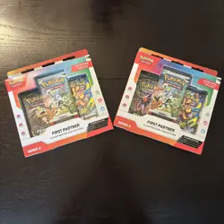 2X Pokemon TCG First Partner Illustration Collection Series 2 - Image 1