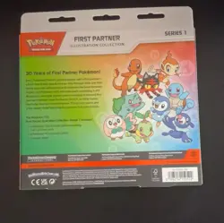 Pokemon TCG First Partner Illustration Collection Series 1 Box 2 Packs 3 Promos - Image 2