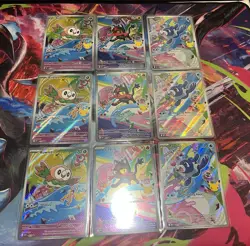 Pokemon TCG:(3 Sets (9 Cards) First Partner Illustration Collection Alolan Reg. - Image 1