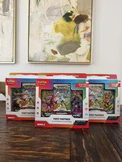 Pokemon TCG First Partner Illustration Collection Series 2 Lot of 3 - Image 1