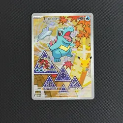 Pokemon TCG Promo Totodile First Partner Illustration Collection Series 2 048 - Image 2