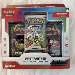 Pokemon TCG First Partner Illustration Collection Series 2 3-Pack Promo Booster - Image 1