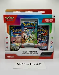Pokemon TCG First Partner illustration collection Series 2 New Sealed - Image 1