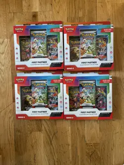 4x Pokemon TCG: First Partner Illustration Collection—Series 2 New And Sealed - Image 1