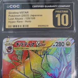 Pokemon TCG Giratina VSTAR Hyper Rare JP Holo Lost Abyss 120/100 CGC Pristine 10 - Image 2