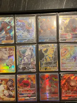 Black Pokemon card binder with rare and expensive cards inside - Image 2