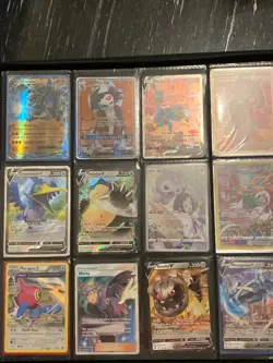 Black Pokemon card binder with rare and expensive cards inside - Image 5