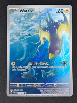 Wattrel 178/167 Illustration Rare Twilight Masquerade Pokemon - Image 1