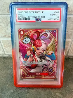 PSA 10 Uta EB03-003 SP Alt Art SR ONE PIECE Heroines Edition One Piece Card - Image 1