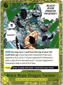 Adventure on Kami's Island #EB04-059 Black Rope Dragon Twister - Image 1