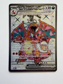 Charizard ex 215/197 Obsidian Flames Pokemon Ultra Rare Near Mint - Image 1