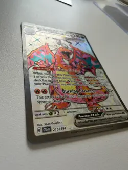 Charizard ex 215/197 Obsidian Flames Pokemon Ultra Rare Near Mint - Image 3