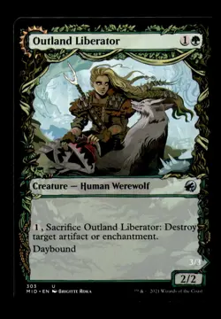 Outland Liberator (Showcase) Innistrad: Midnight Hunt Magic: The Gathering NM - Image 1