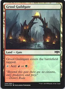 MTG Gruul Guildgate (249) Ravnica Allegiance Foil 249/259 - Image 1