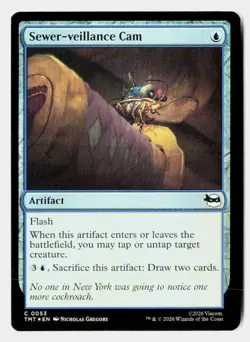 Sewer-veillance Cam 0053 Teenage Mutant Ninja Turtles Magic: The Gathering Foil - Image 1