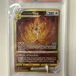 2023 POKEMON SWORD & SHIELD CROWN ZENITH SECRET FULL ART/ARCEUS VSTAR PSA 9 - Image 2