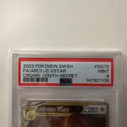2023 POKEMON SWORD & SHIELD CROWN ZENITH SECRET FULL ART/ARCEUS VSTAR PSA 9 - Image 4