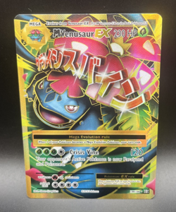 Pokemon TCG M Venusaur EX Holo Rare Mega Full Art 100/108 XY Evolutions NM - Image 1