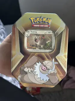 Pokemon TCG - Slaking - Triple Whammy - Collectors Tin - Factory Sealed - New - Image 1
