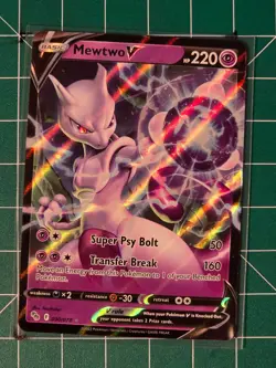 Mewtwo V 030/078 Pokemon GO Holo - Image 1