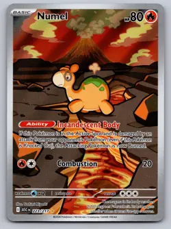 Numel 223/217 Illustration Rare Ascended Heroes Pokemon Holo Near Mint - Image 1