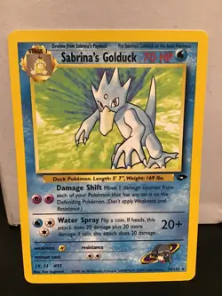 Sabrina's Golduck 30/132 Unlimited Rare Pokemon Gym Challenge - Image 1