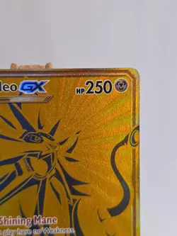 Solgaleon Gx SM104a Hidden Fates Full Art Shiny Gold Black Star Promo - Image 3