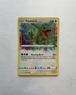 Pokemon TCG Rayquaza Vivid Voltage 138/185 Amazing Rare Holo English 2020 - Image 1