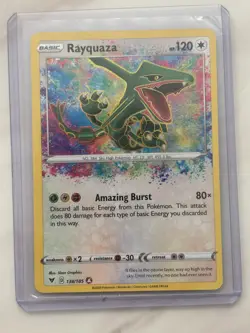 Rayquaza Amazing Rare - 138/185 Vivid Voltage - NM - Pokemon TCG - Image 1