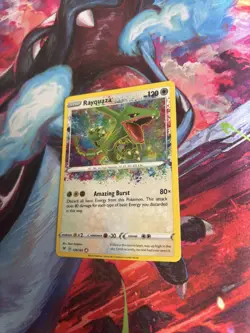 Pokemon TCG Rayquaza 138/185 Amazing Rare Vivid Voltage - Image 2