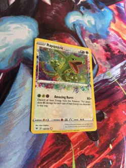 Pokemon TCG Rayquaza 138/185 Amazing Rare Vivid Voltage - Image 3