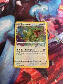 Pokemon TCG Rayquaza 138/185 Amazing Rare Vivid Voltage - Image 1