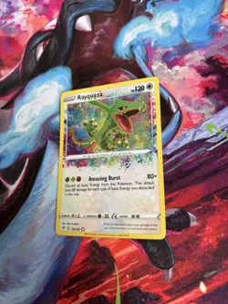 Pokemon TCG Rayquaza 138/185 Amazing Rare Vivid Voltage - Image 2