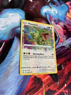 Pokemon TCG Rayquaza 138/185 Amazing Rare Vivid Voltage - Image 3