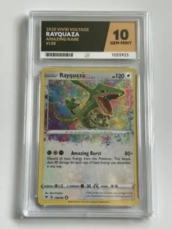 Rayquaza Vivid Voltage 2020 138/185 Amazing Rare ACE 10 GEM MINT Pokemon TCG - Image 1