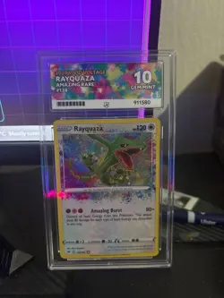 Rayquaza 138/185 Vivid Voltage Amazing Rare ACE 10 Gem Mint Pokemon TCG Card - Image 1
