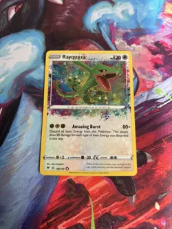 Pokemon TCG Rayquaza 138/185 Amazing Rare Vivid Voltage - Image 1