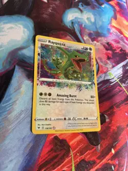 Pokemon TCG Rayquaza 138/185 Amazing Rare Vivid Voltage - Image 2