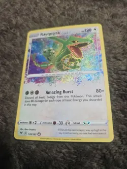 Pokemon TCG Rayquaza 138/185 Vivid Voltage Amazing Rare Holo Basic 120 HP - Image 1